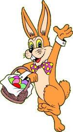 Gif animé Pâques lapin